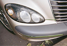 Tape Marks on PT Cruiser Bumper